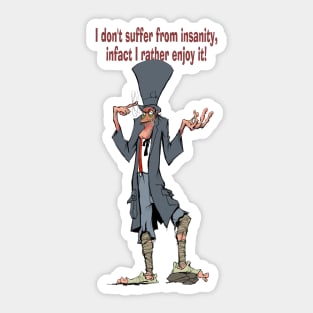 Crazy Undertaker Sticker